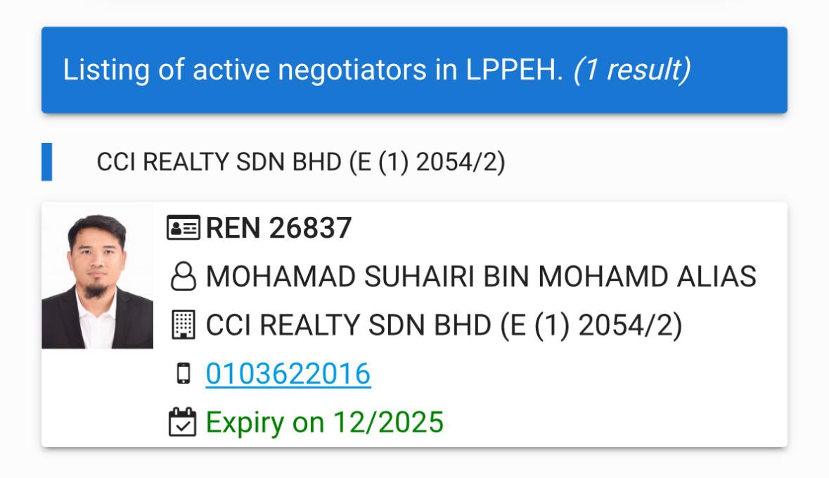 Suhairi Ejen Hartanah Melaka